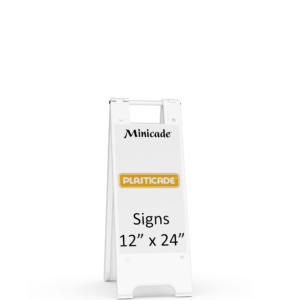 Minicade sign stand