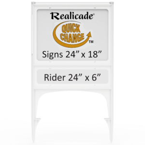 Realicade yard sign