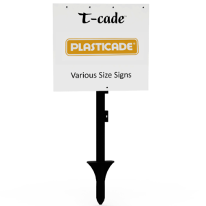 Plasticade Compact Springless Sign Stand for Roll-Up Signs 36 & 48, Aluminum SS300A