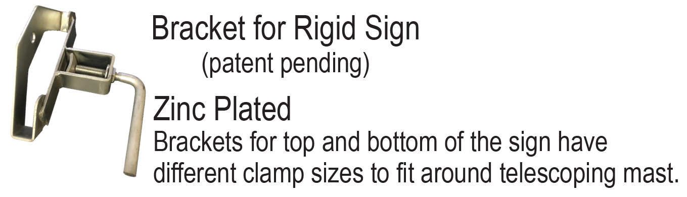 Plasticade Compact Single Spring Sign Stand for Roll-Up Signs 36 & 48, Aluminum SS310A